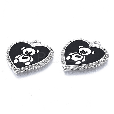 Eco-Friendly Alloy Enamel Pendants LS-X-ENAM-Q437-042P-01-NR-1