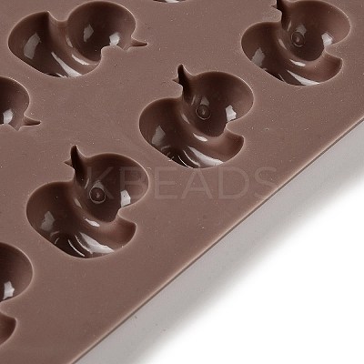 Square with Duck DIY Food Grade Silicone Mold DIY-K075-29-1