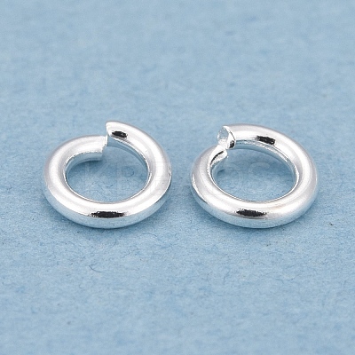 Rack Plating Brass Open Jump Rings KK-O139-18L-S-1