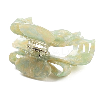 Cellulose Acetate & Iron Claw Hair Clips AJEW-K047-02E-1