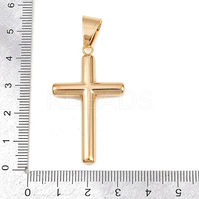 316 Surgical Stainless Steel & Clear Cubic Zirconia Pendants STAS-A137-03B-G-1