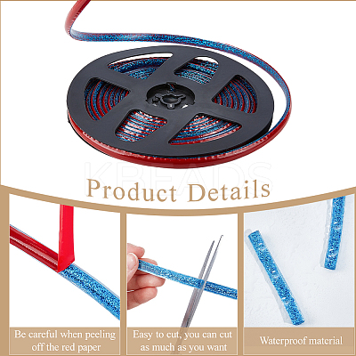 PVC Plastic Edge Banding AJEW-GF0013-89A-01-1