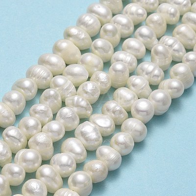Natural Cultured Freshwater Pearl Beads Strands PEAR-F018-17D-02-1
