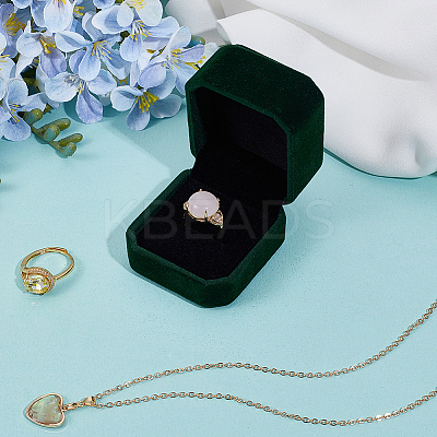 Velvet Jewelry Storage Boxes for Ring OBOX-WH20001-01A-04-1