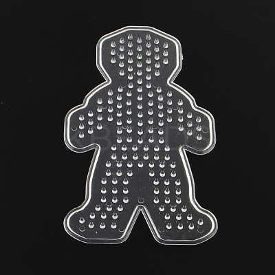 Little Boy ABC Plastic Pegboards used for 5x5mm DIY Fuse Beads X-DIY-Q009-20-1