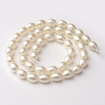 Eco-Friendly Glass Pearl teardrop HY-O001-C-01-1