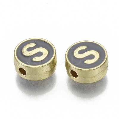 Alloy Enamel Beads X-ENAM-S122-028S-NR-1