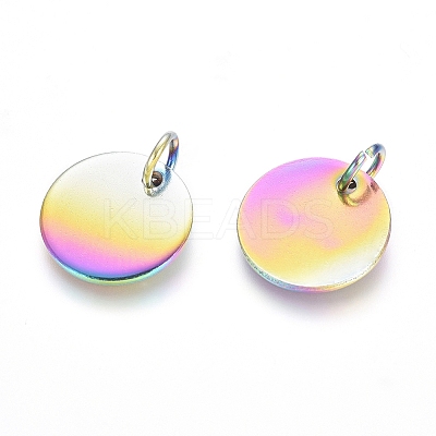 Ion Plating(IP) 304 Stainless Steel Charms LS-STAS-I124-01D-M-1