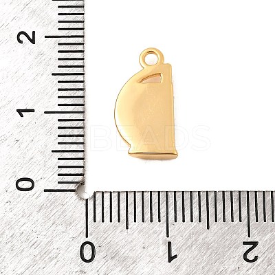 Brass Micro Pave Cubic Zirconia Charms KK-C117-12G-D-1