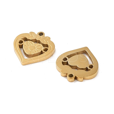 Ion Plating(IP) 304 Stainless Steel Pendants STAS-I309-09G-1