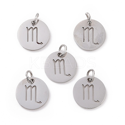 Non-Tarnish 304 Stainless Steel Charms STAS-Q201-T445-8S-1