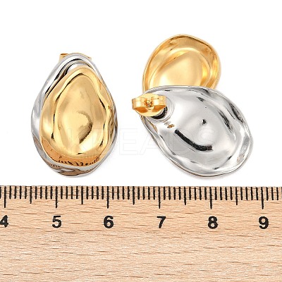 304 Stainless Steel Stud Earrings EJEW-U045-04C-GP-1