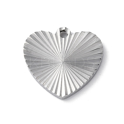 Non-Tarnish 304 Stainless Steel Pendants STAS-D025-01P-02-1