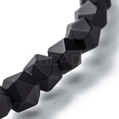 Frosted Glass Beads Stretch Bracelets BJEW-I296-10B-02-1