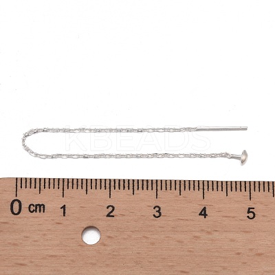 925 Sterling Silver Ear Stud Findings STER-I014-03S-1