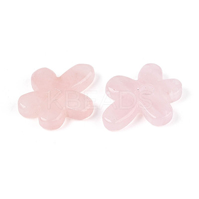 Natural Rose Quartz Pendants G-T142-44D-1
