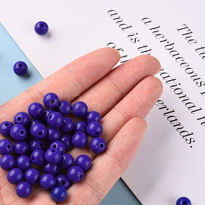 Opaque Acrylic Beads LS-X-MACR-S370-C8mm-A36-1