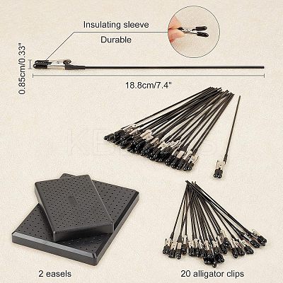 SUPERFINDING Plastic Painting Stand Base DIY-FH0002-42-1