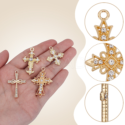 34pcs 17 styles Zinc Alloy Pendants FIND-AR0005-30-1
