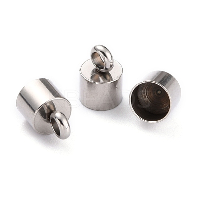 Tarnish Resistant 304 Stainless Steel Cord Ends STAS-H153-06B-P-1