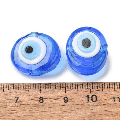Handmade Evil Eye Lampwork Beads LAMP-G168-02M-1