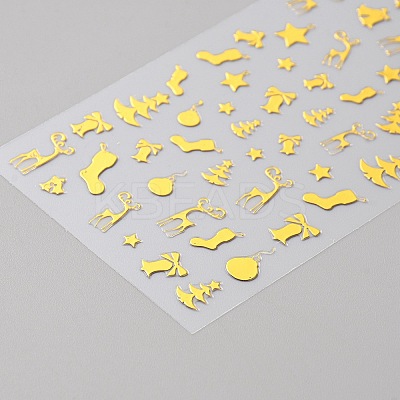 Christmas PET Self Adhesive Festive Stickers DIY-WH0349-80C-01-1