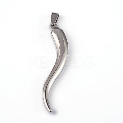 Tarnish Resistant 304 Stainless Steel Pendants STAS-K087-09P-1