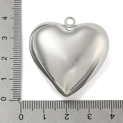 Heart Brass Pendants X-KK-N254-98P-1