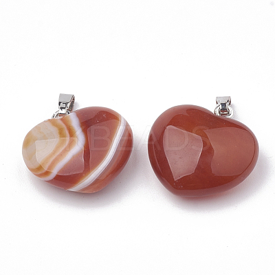 Natural Carnelian Pendants G-S299-103-1
