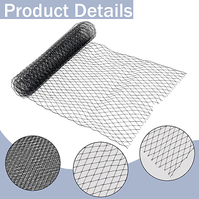 Big Eye Mesh Polyester Organza Veil DIY-WH0028-94A-1