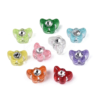 Plastic Butterfly Beads KY-Q002-05-1