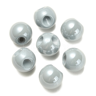 Opaque Acrylic Beads OACR-G012-01I-1