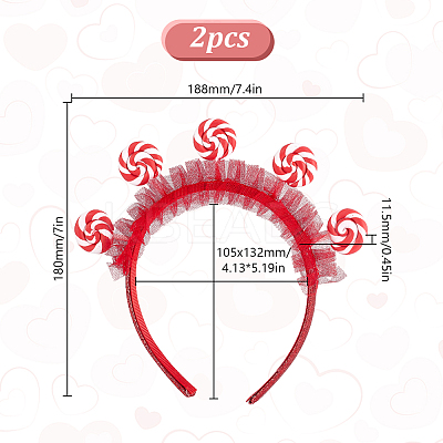 Cloth Lollipop Hair Bands for Women Girl OHAR-WH0021-89A-1