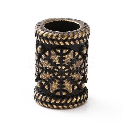 304 Stainless Steel European Beads LS-STAS-M301-10AB-1