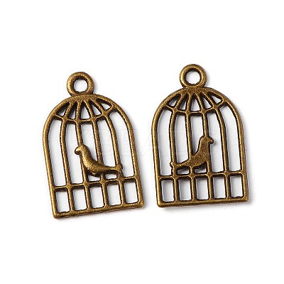 Tibetan Style Alloy Pendants TIBEP-22647-AB-NR-1