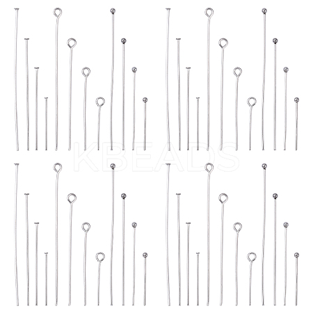 800Pcs 304 Stainless Steel Pins STAS-YW0002-82-1