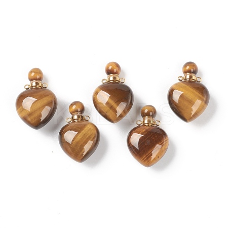 Natural Tiger Eye Pendants G-H252-C05-1