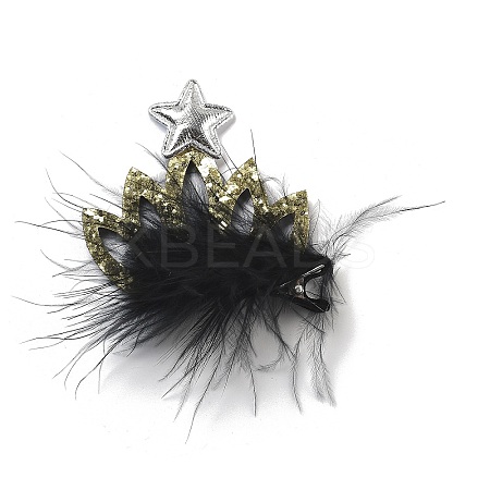 New Year's party Iron Hair Clip OHAR-R102-01Q-1