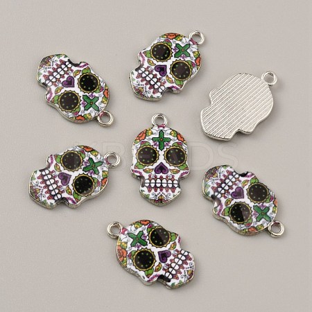Alloy Enamel Pendants FIND-CJC0015-09L-1