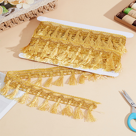 12M Filigree Polyester Lace Fringe Trim OCOR-LP0002-08-1