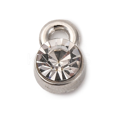 Alloy Rhinestone Pendants PALLOY-R162-15P-01-1