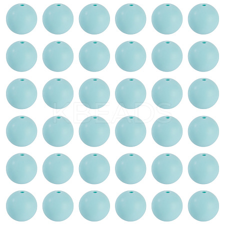 50Pcs Food Grade Eco-Friendly Silicone Beads SIL-TA0002-89J-1