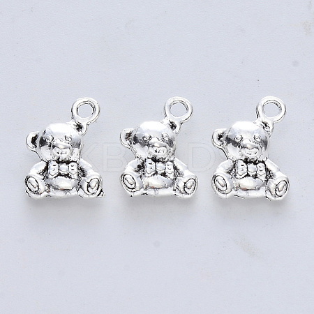 Tibetan Style Alloy Pendants TIBE-R316-046AS-RS-1