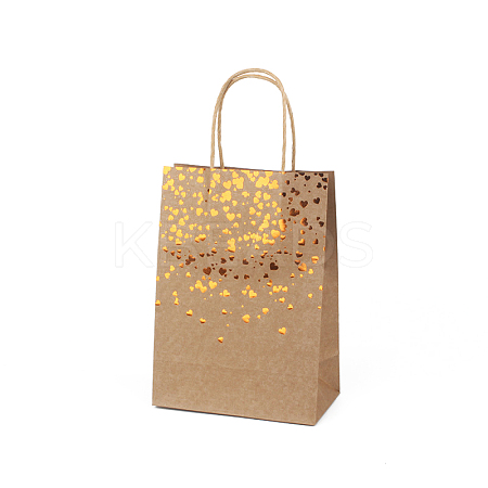 Stamping Style Kraft Paper Bags PAAG-PW0001-113G-1