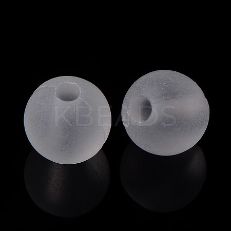 Round Transparent Acrylic Beads LS-PL582-1
