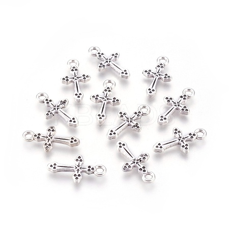 Tibetan Style Alloy Pendants TIBEP-ZN518-S-LF-1
