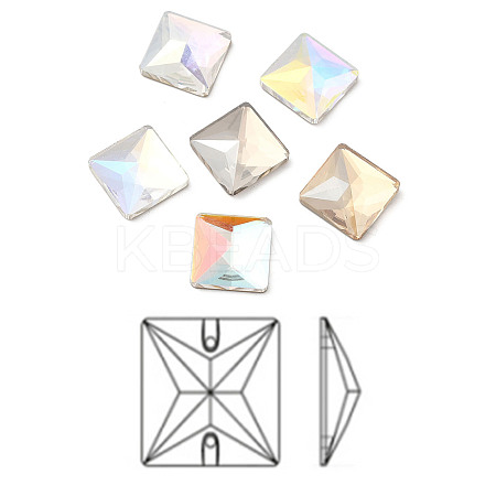 K9 Glass Rhinestone Cabochons RGLA-N002-06A-1