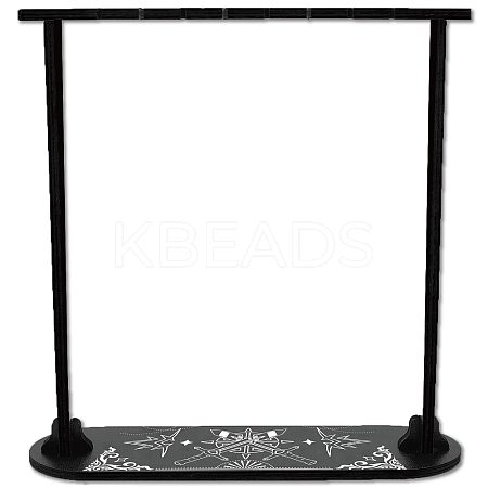 Wooden Crystal Display Shelf DJEW-WH0048-016-1