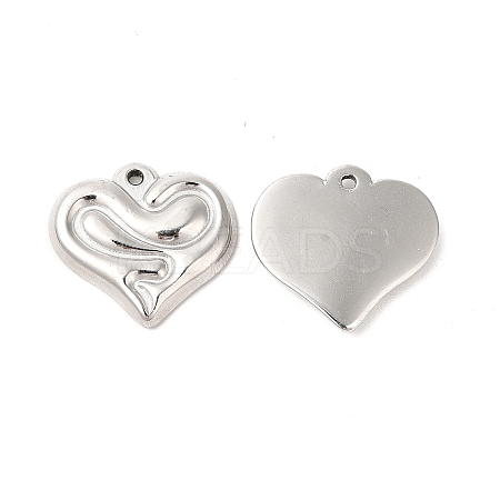 Non-Tarnish 304 Stainless Steel Pendants STAS-L268-032P-1