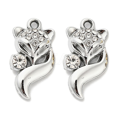 Alloy Crystal Pendants FIND-I043-02P-1